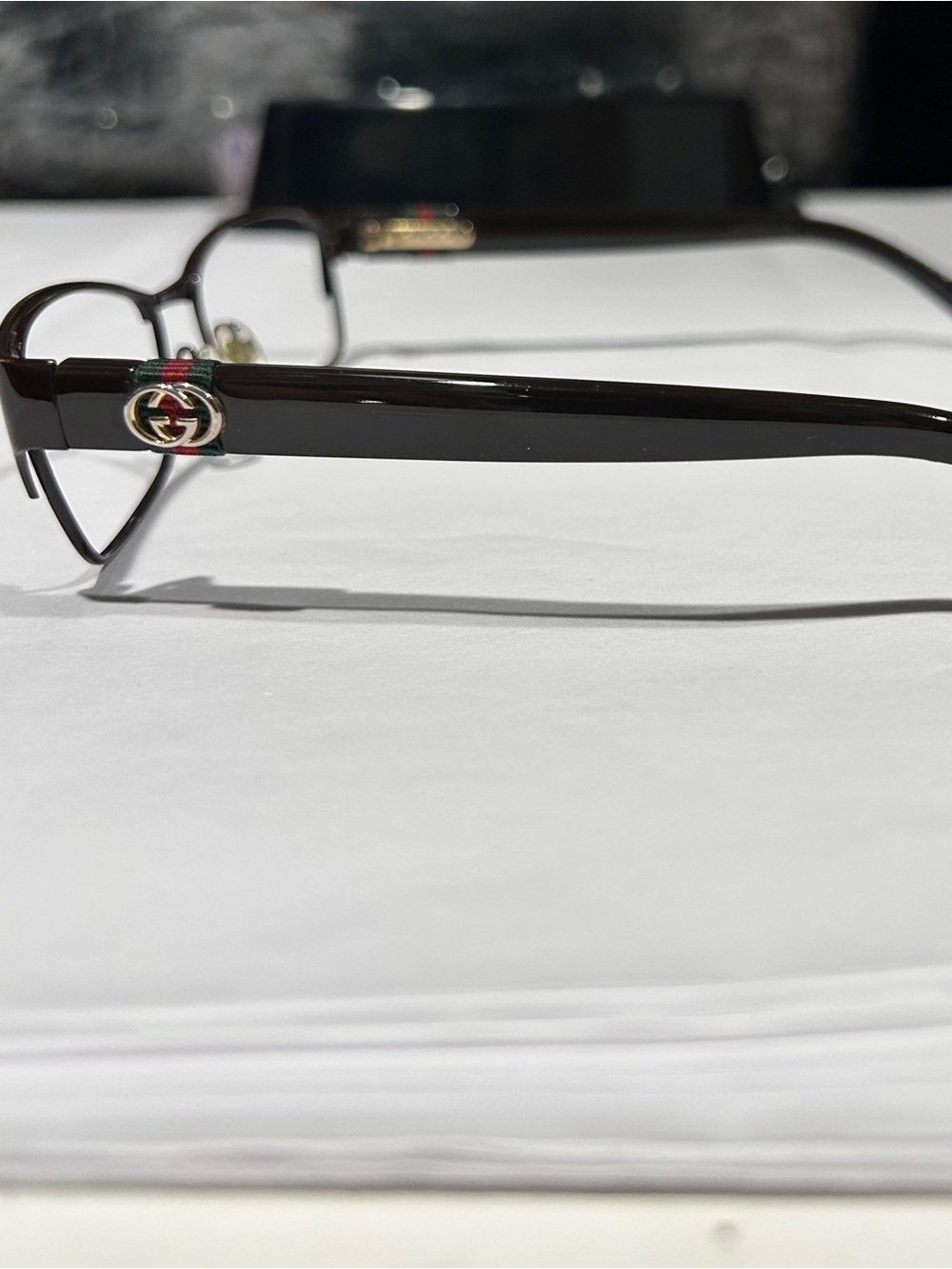Gucci GG4244 Brown Gold Designer Eyeglass Frames RX Ready Italy - Picture 7 of 16